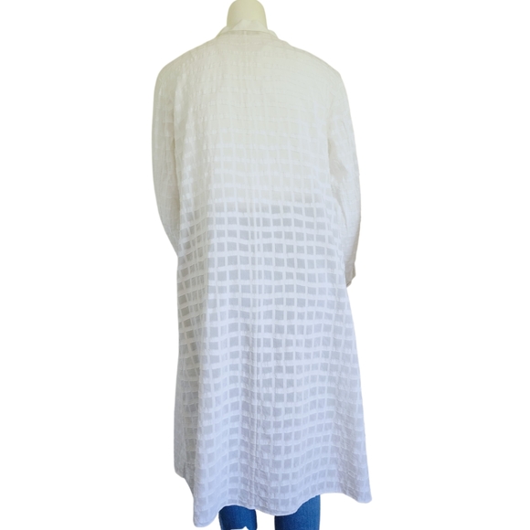 [1X] Lafayette 148 New York Button Down Dress/Duster - Picture 4 of 15